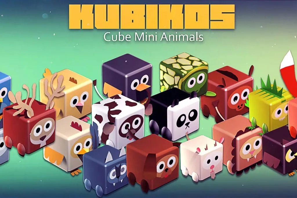 KUBIKOS - 22 Cube Mini Animals