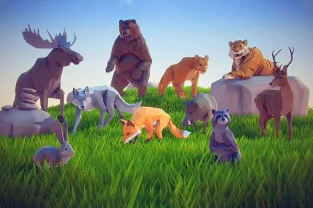 Poly Art: Animal Forest Set