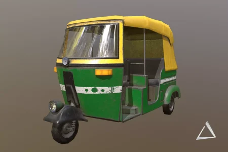 Rickshaw 3d Model