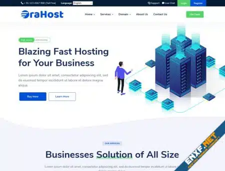 Erahost WHMCS Template