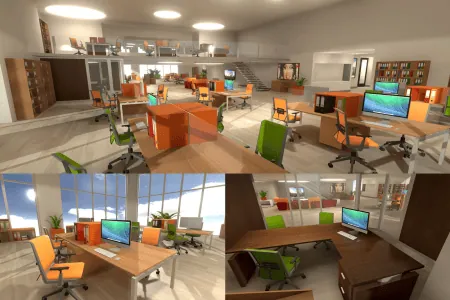 3D Office Furniture