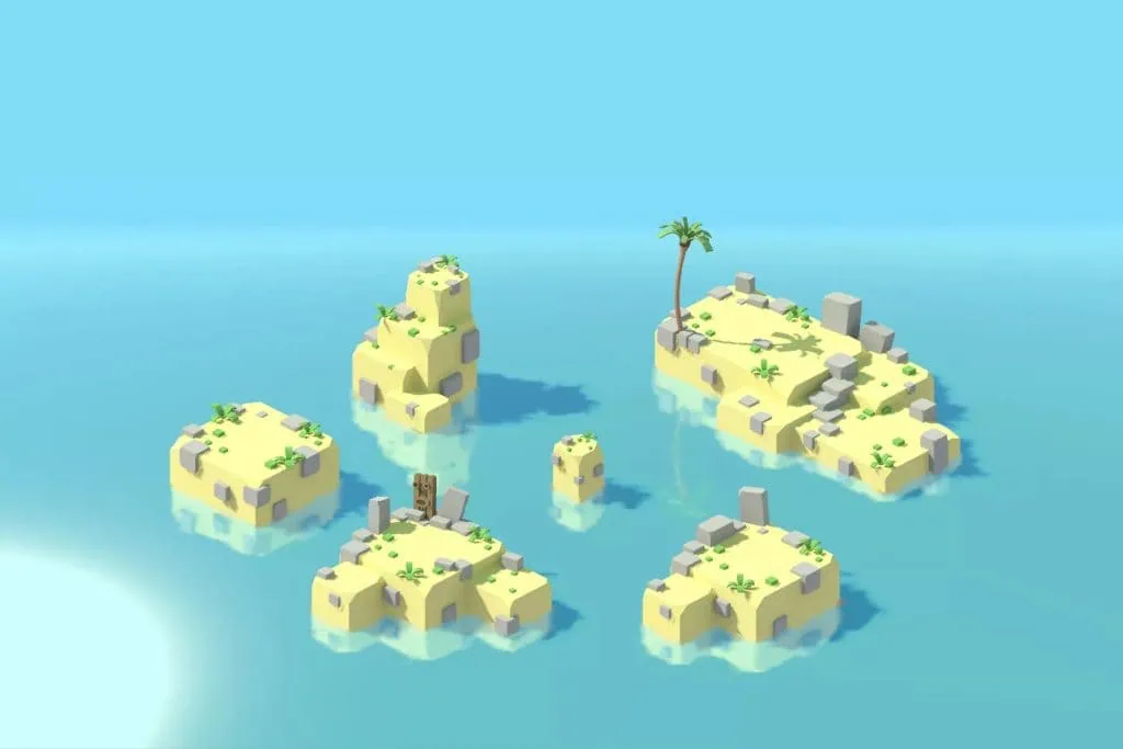 Low Poly Paradise Islands