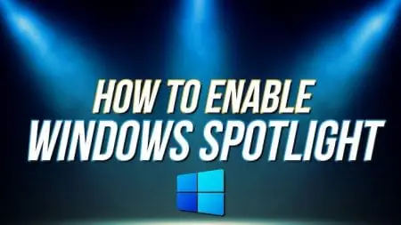 How to enable the Windows spotlight wallpaper on Windows 11