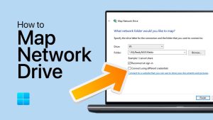 How to map a network drive on Windows 11