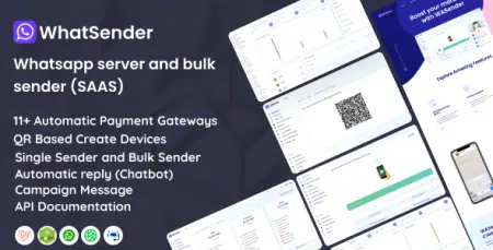 WASender - Whatsapp server and bulk sender (SAAS)