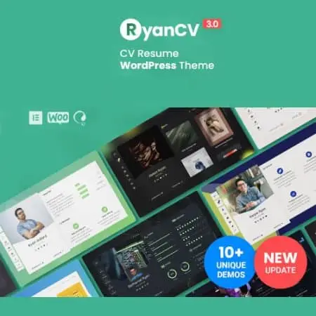 RyanCV - Personal Portfolio Resume Theme